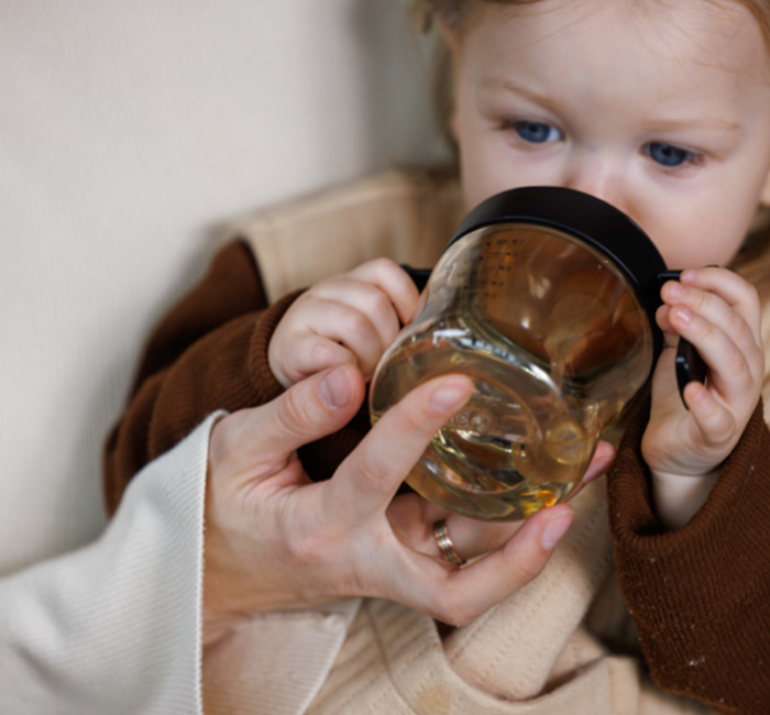 What materials should we avoid when using baby bottles